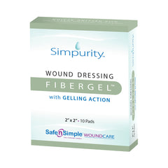 FiberGel Hydrogel Dressing, 2 x 2 Inch