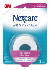 3M Nexcare Fabric Medical Tape, 1 Inch x 6 Yard, White