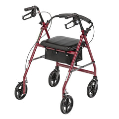 drive 4 Wheel Rollator, Red