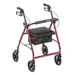 drive 4 Wheel Rollator, Red