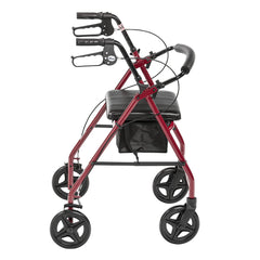 drive 4 Wheel Rollator, Red