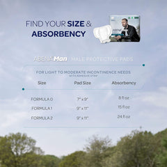 Abena-Man 1 Bladder Control Pad, 11-Inch Length