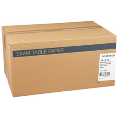 McKesson Exam Table Paper, Premium Smooth, White, 18 in x 225 ft, 12 Count