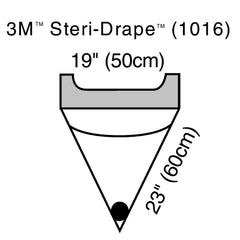 3M Steri-Drape Irrigation Pouch Surgical Drape, 19 W x 23 L Inch