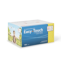 EasyTouch Insulin Syringe with Needle, 31 Gauge, 5/16 Inch