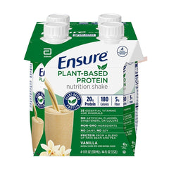 Ensure® Plant Based Protein Nutrition Shake Vanilla Oral Protein Supplement, 11 oz. Carton