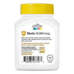 21st Century® Vitamin B-7 Biotin Supplement