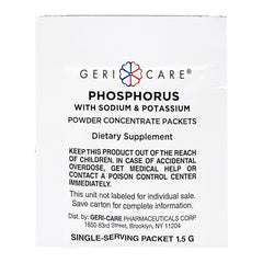 Geri-Care Phosphorus Supplement Powder with Electrolytes, Strawberry Flavor