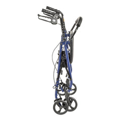 drive Steel Rollator with 6 Inch Wheels, Blue