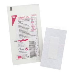 3M Medipore +Pad Soft Cloth Dressings, 2-3/8 x 4 Inch, White