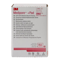 3M Medipore Sterile Adhesive Dressings, 2 x 2-3/4 Inch