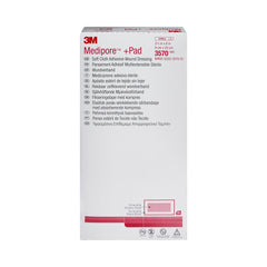 3M Medipore + Pad Soft Cloth Adhesive Dressing, 3½ x 8 Inch