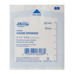 Dukal Sterile Gauze Sponge, 2 x 2 Inch