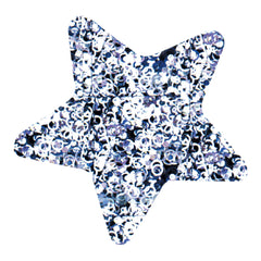 Glitter Stat Strip® Kid Design (Glitter Stars and Stripes) Adhesive Strip, 3/4 x 3 Inch