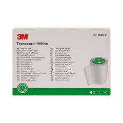 3M Transpore Plastic Medical Tape, 2 Inch x 10 Yard, White