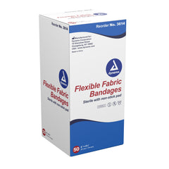 dynarex® Tan Adhesive Strip, 2 x 4½ Inch