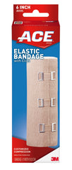3M ACE Clip Detached Closure Elastic Bandage, 6 Inch x 5-1/3 Foot
