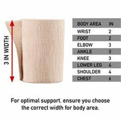 3M Ace Single Hook and Loop Closure Elastic Bandage, 2 Inch x 4-2/10 Foot