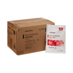McKesson Hot Compress, Instant Hot Pack, Disposable, 6 in x 9 in, 1 Count, 24 Packs, 24 Total