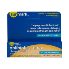 sunmark® Neomycin Sulfate / Polymyxin B Sulfate / Pramoxine First Aid Antibiotic with Pain Relief, 0.5 oz. Tube