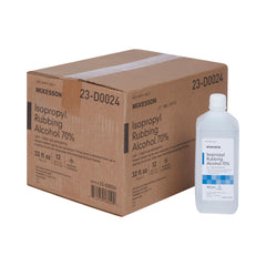 McKesson Antiseptic Isopropyl Alcohol 32 oz. Bottle Topical Liquid 70% Strength