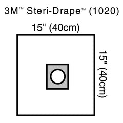 3M Steri-Drape Sterile Small EENT Drape, 15 x 15 Inch