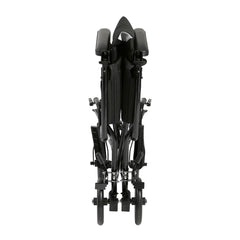 drive Lightweight Transport Chair, Black, 17-Inch Seat Width