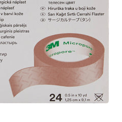 3M Micropore Paper Medical Tape, 1/2 Inch x 10 Yard, Tan