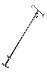 drive Telescoping IV Pole, For Use With Wheelchair, 41.5 in. L x 3 in. W x 11 in. H, Steel
