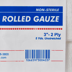 Dukal NonSterile Conforming Bandage, 3 Inch x 5 Yard