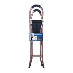 drive Bronze Quad Cane with Sling Seat