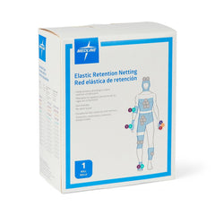 Medline Stretch Tubular Elastic Dressing Retention Net, Size 12, 56" x 25 yd, Ideal for Wound Care, Single Pack