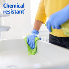 Medline SensiCare Ice Blue Nitrile Exam Gloves,Dark Blue Medium (Pack of 250)