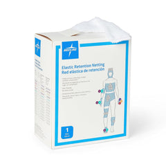 Medline Stretch Tubular Elastic Dressing Retention Net, Size 12, 56" x 25 yd, Ideal for Wound Care, Single Pack