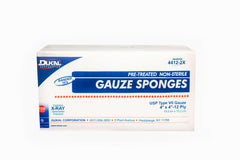 Dukal NonSterile USP Type VII X-ray Detectable Gauze Sponge, 4 x 4 Inch