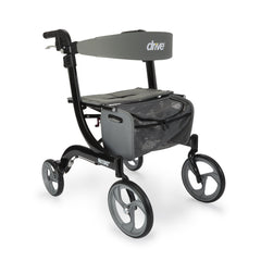 drive Nitro 4 Wheel Rollator, Black
