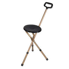 drive Aluminum Seat Cane, 34 – 38 Inch Height