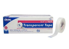 Dukal Transparent Medical Tape, 1 Inch x 10 Yard