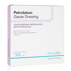 DermaRite® Petrolatum Impregnated Dressing, 1 x 8 Inch