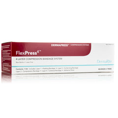 FlexPress4 Self-adherent / Tape Closure 4 Layer Compression Bandage System