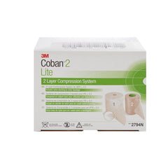 3M Coban2 Lite Self-adherent / Pull On Closure 2 Layer Compression Bandage System