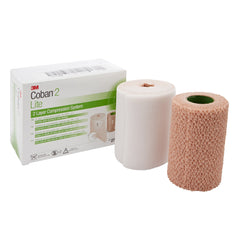 3M Coban2 Lite Self-adherent / Pull On Closure 2 Layer Compression Bandage System