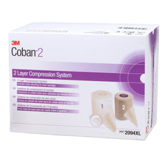 3M Coban 2 Self-adherent / Pull On Closure 2 Layer Compression Bandage System