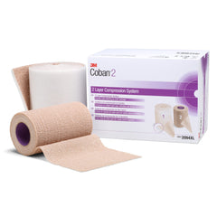 3M Coban 2 Self-adherent / Pull On Closure 2 Layer Compression Bandage System