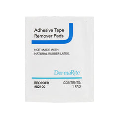 DermaRite® Adhesive Remover, 3¼ x 1½ Inch Pads