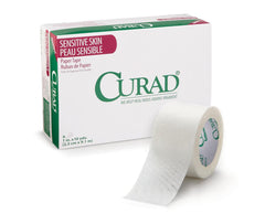 CURAD Paper Medical Adhesive Tape, 1 Inch x 10 Yards, Box of 12