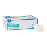 Medline Essentials Silk-Like Cloth Surgical Tape, 1 Inch x 10 Yards per Roll, Box of 12 Rolls