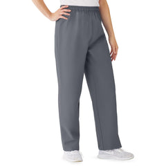 PANT,SCRUB,ELASTIC,TAPERED,CHAR,SM
