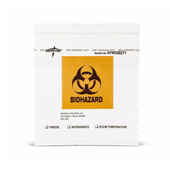 BAG,SPECIMEN,BIOHAZARD,ZIP,8X8,POCKT