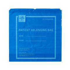 BAG,PATIENT BELONG,DRWSTRG,20X20,BLUE